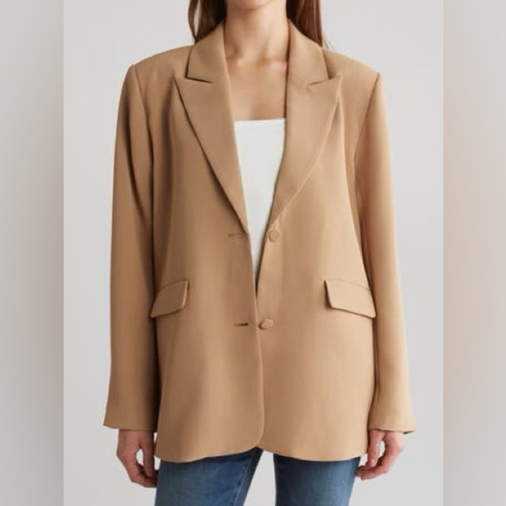 Good American Luxe Suiting Boyfriend Blazer
